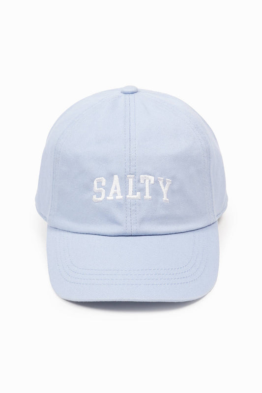 SALTY Typewriter Print Baseball Hat