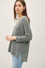 Load image into Gallery viewer, Dolman Sleeve Rolled Cuff Sweater
