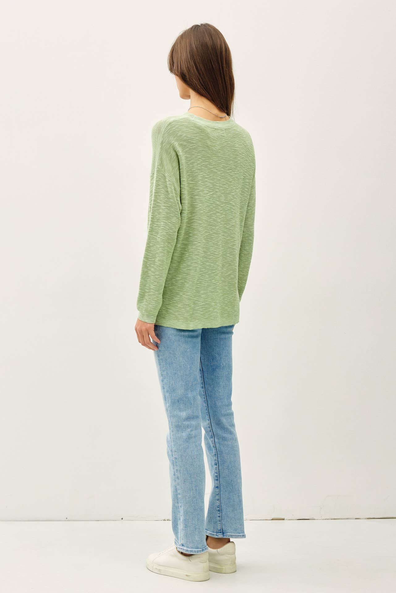 Lightweight Cotton Slub Sweater