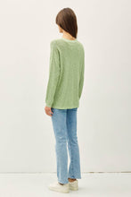 Load image into Gallery viewer, Lightweight Cotton Slub Sweater
