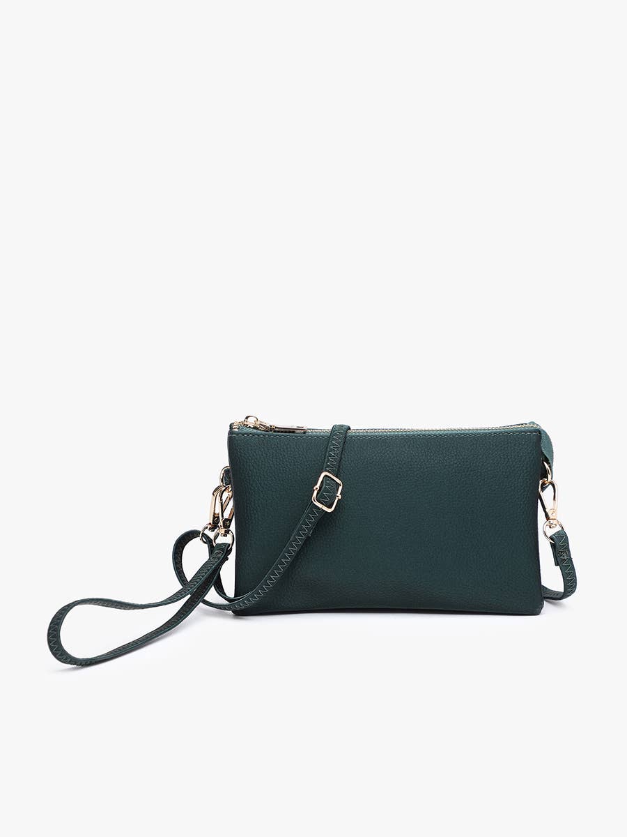 Riley Monogrammable 3 Compartment Crossbody/Wristlet