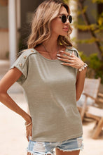 Load image into Gallery viewer, Button Detail Batwing Sleeve Top
