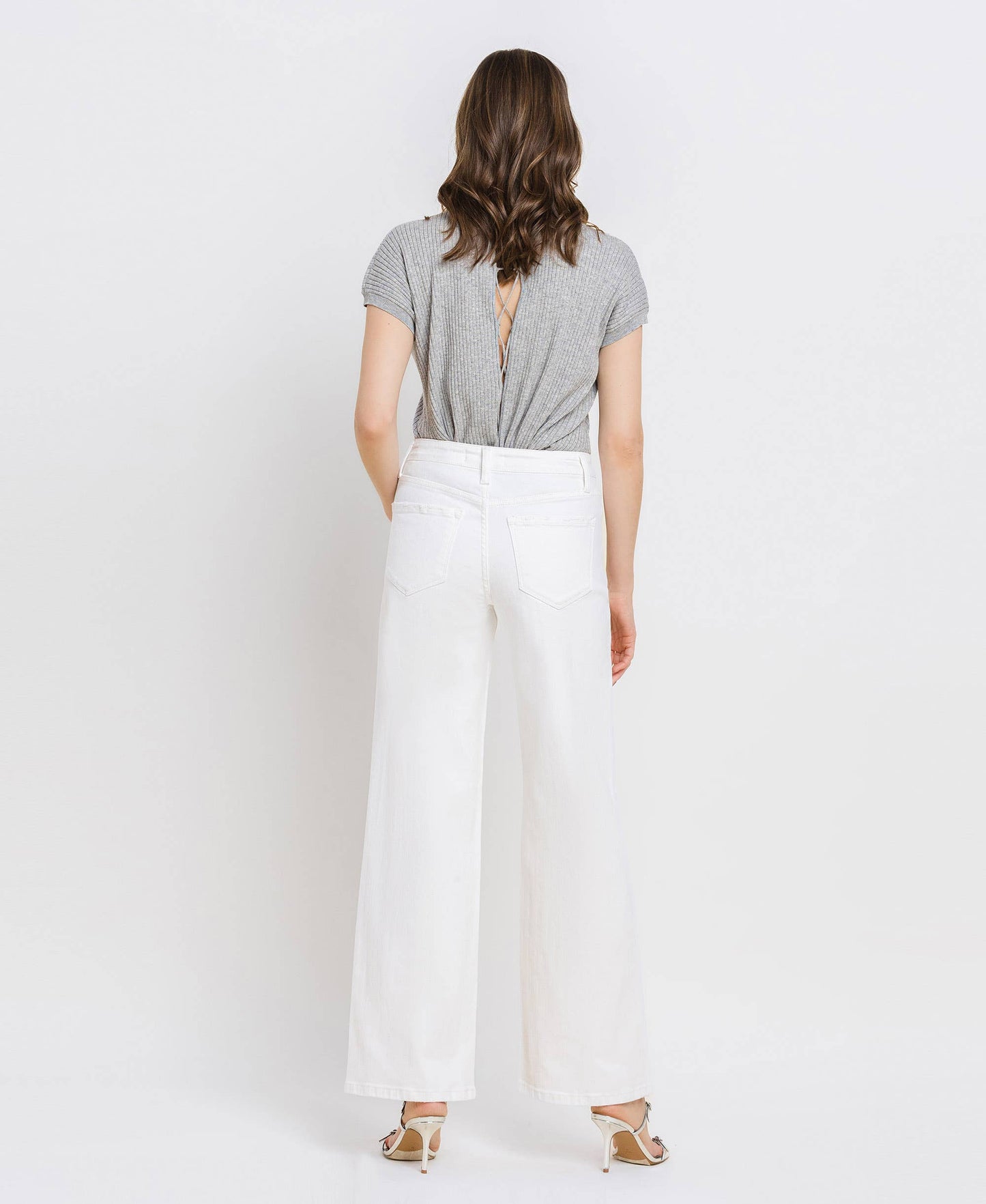 Olivia High Rise Wide Leg Jeans