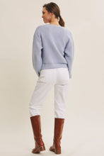 Load image into Gallery viewer, Brushed Fabric Three Bow Cardigan Sweater

