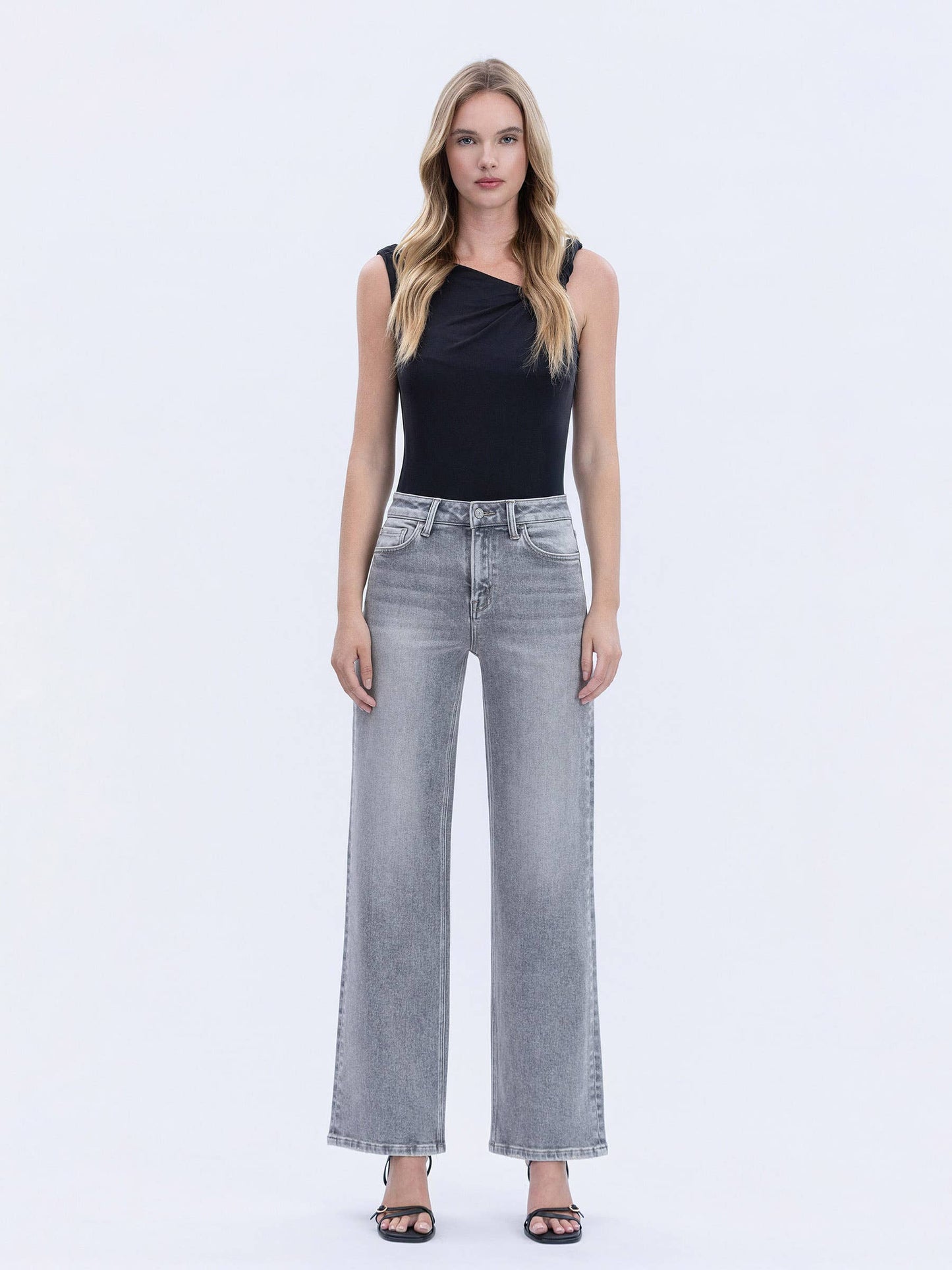 Olivia High Rise Wide Leg Jeans