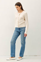 Load image into Gallery viewer, Crochet Knit Button Front Cardigan

