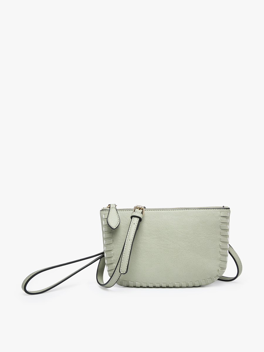 Bonnie Dual Compartment Whipstitch Crossbody