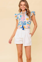 Load image into Gallery viewer, Double Ruffle Tassel Top
