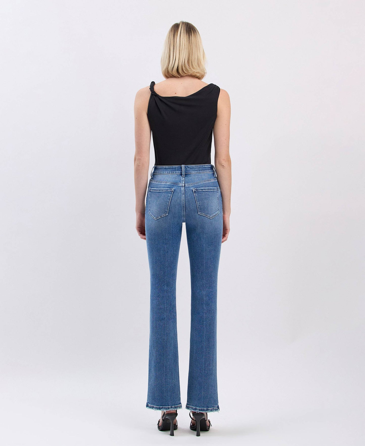 Allison High Rise Full Length Bootcut Jeans