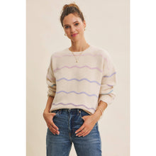 Load image into Gallery viewer, Scalloped Ombre Sweater
