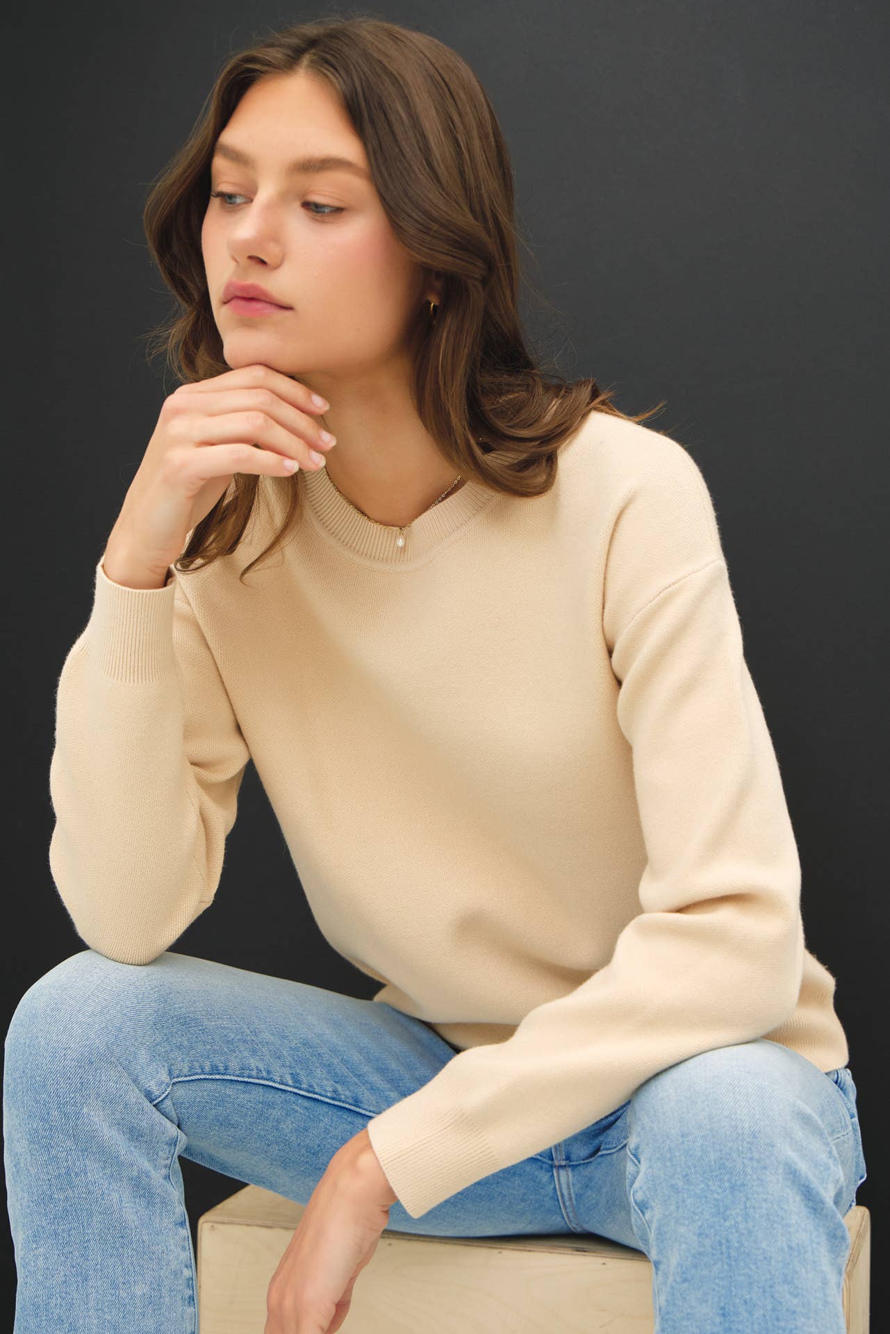 Basic Round Neck Sweater