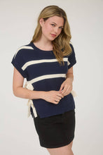 Load image into Gallery viewer, Side Ties Short Sleeve Knit Sweater
