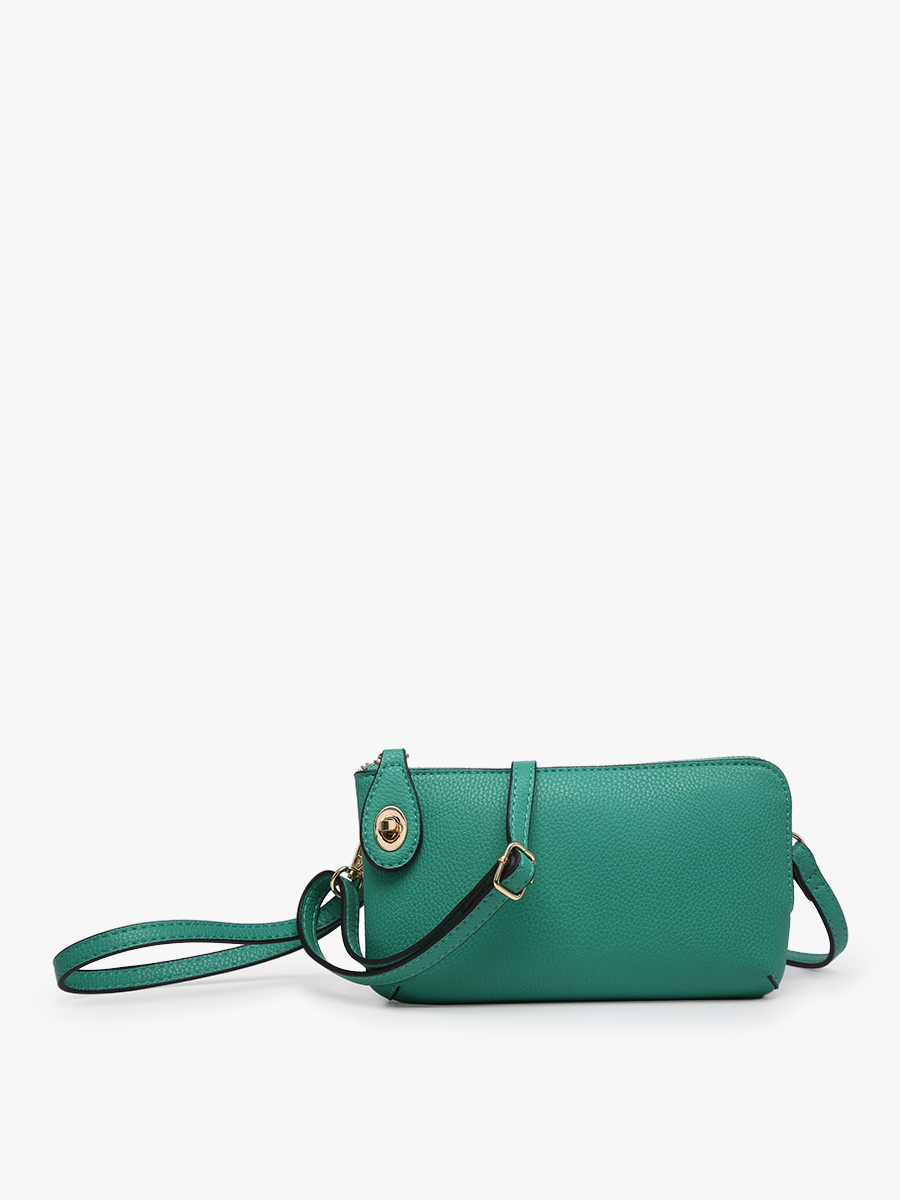 Kendall Crossbody/Wristlet w/ Twist Lock Closure