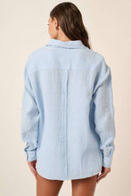 Load image into Gallery viewer, Gauze Collared Button Down Shirt
