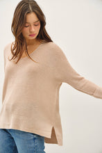 Load image into Gallery viewer, Dolman Sleeve Rolled Cuff Sweater
