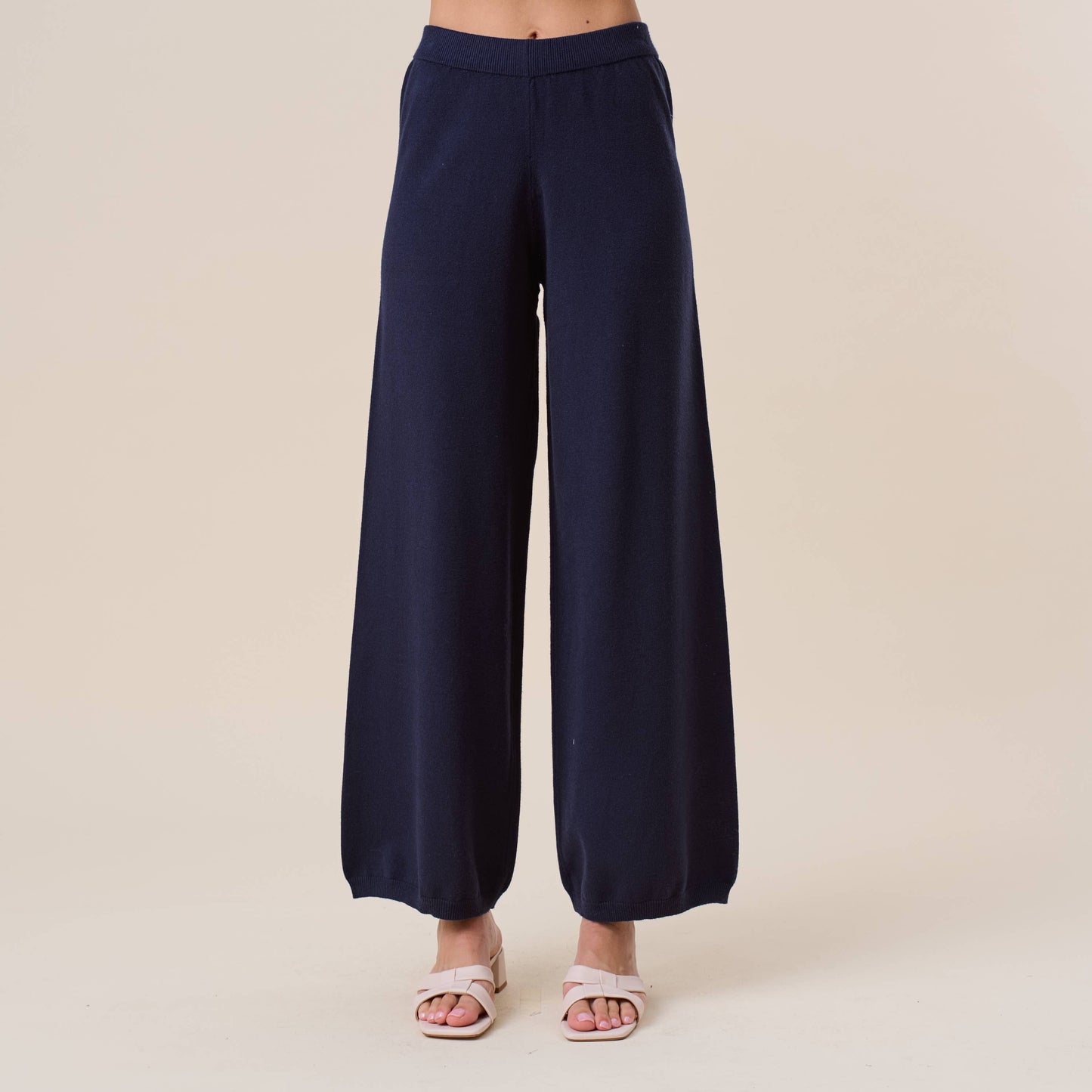 Wide Leg Sweater Pants