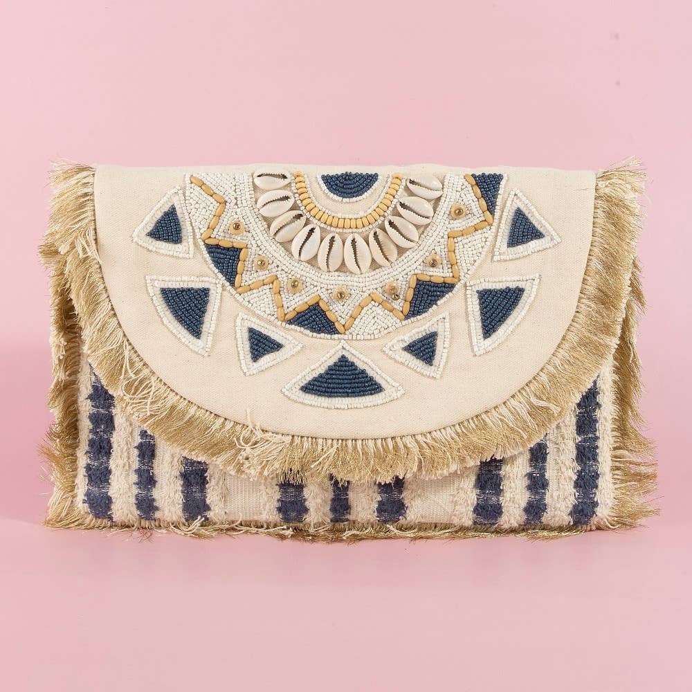 Beaded clutch Antik