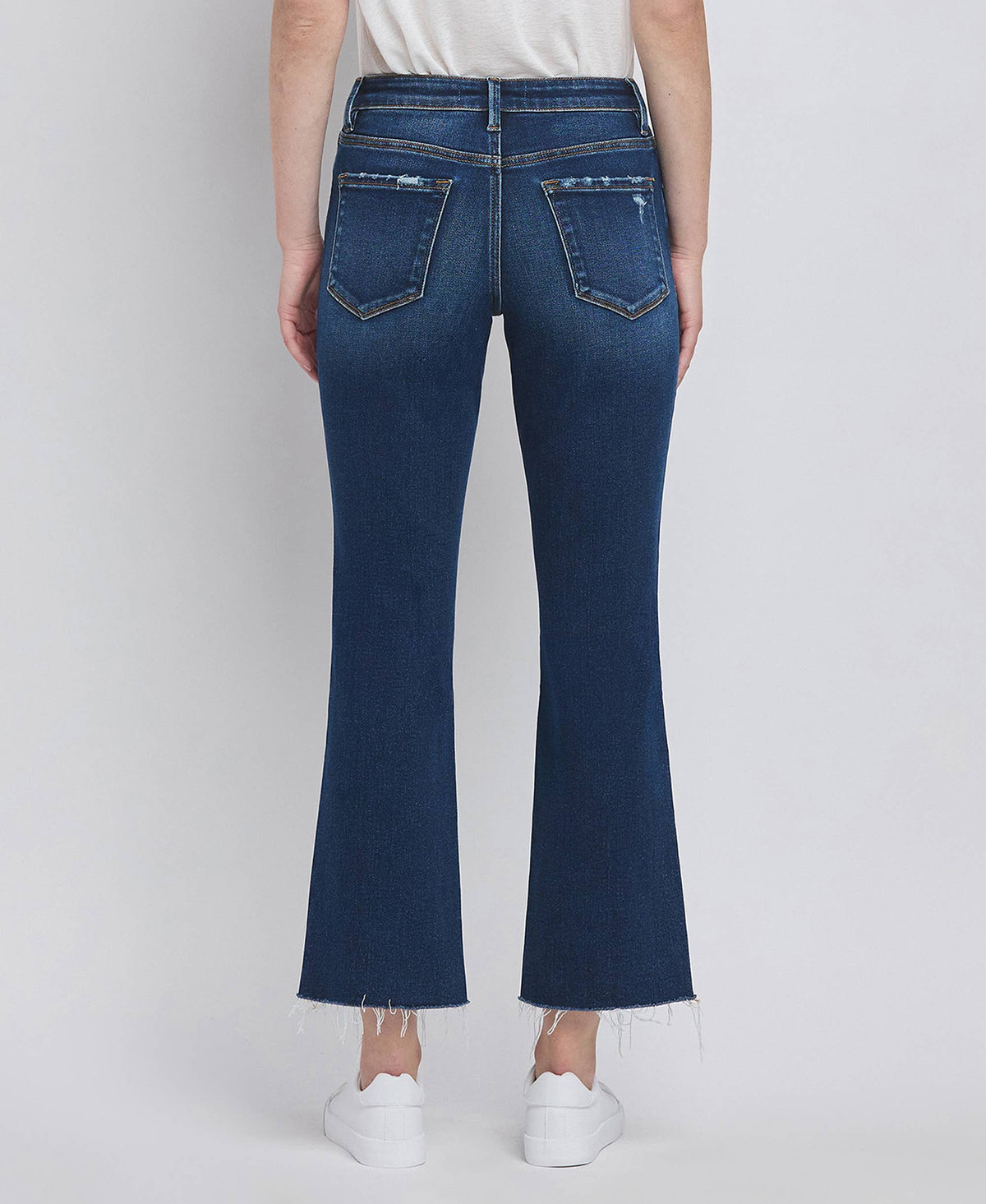 High Rise Ankle Bootcut Jeans