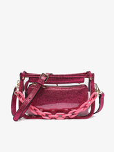 Load image into Gallery viewer, Jessica Clear Crossbody with Chain

