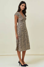 Load image into Gallery viewer, Smocked Waist Button Front Midi Dress
