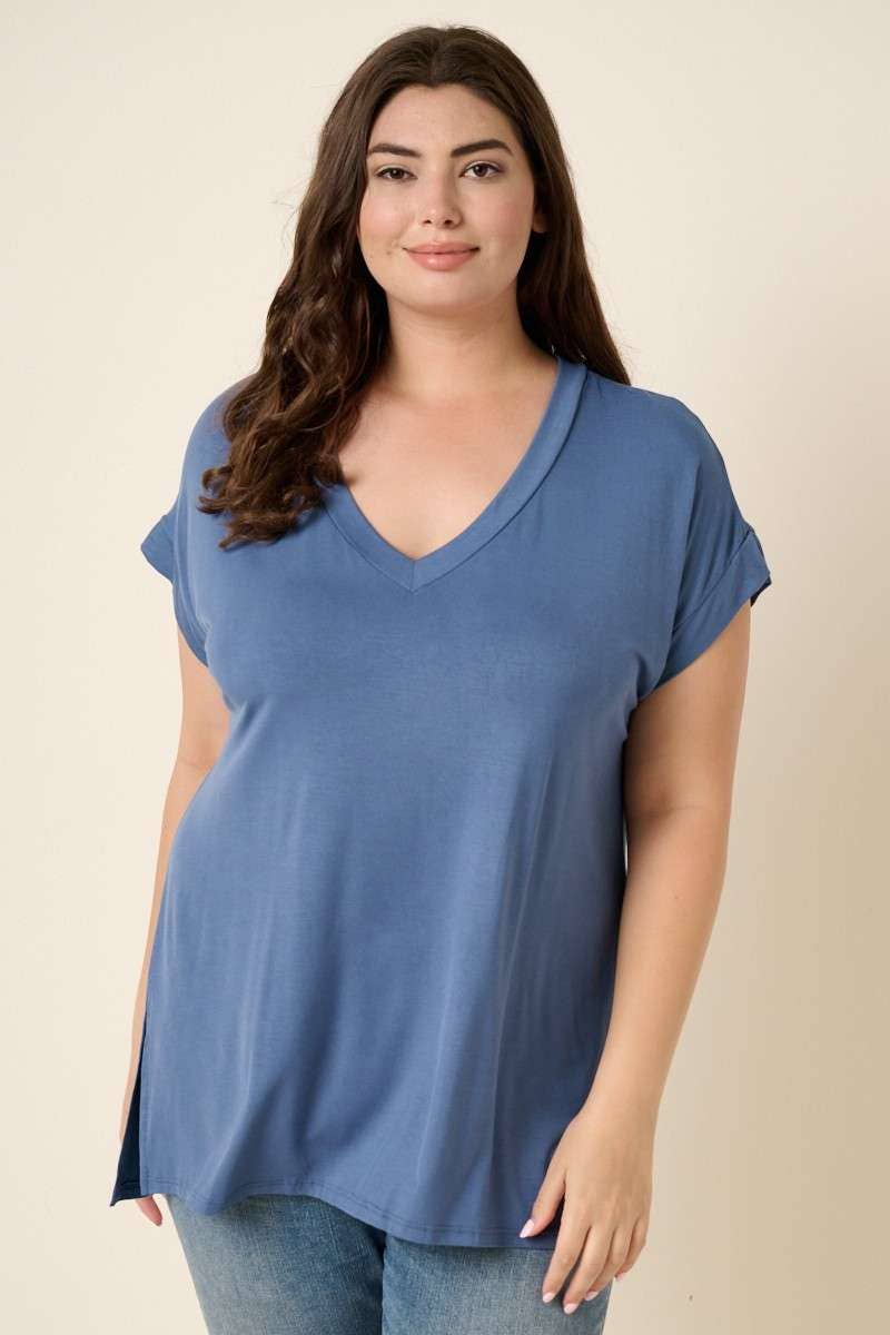 Bamboo V Neck Top