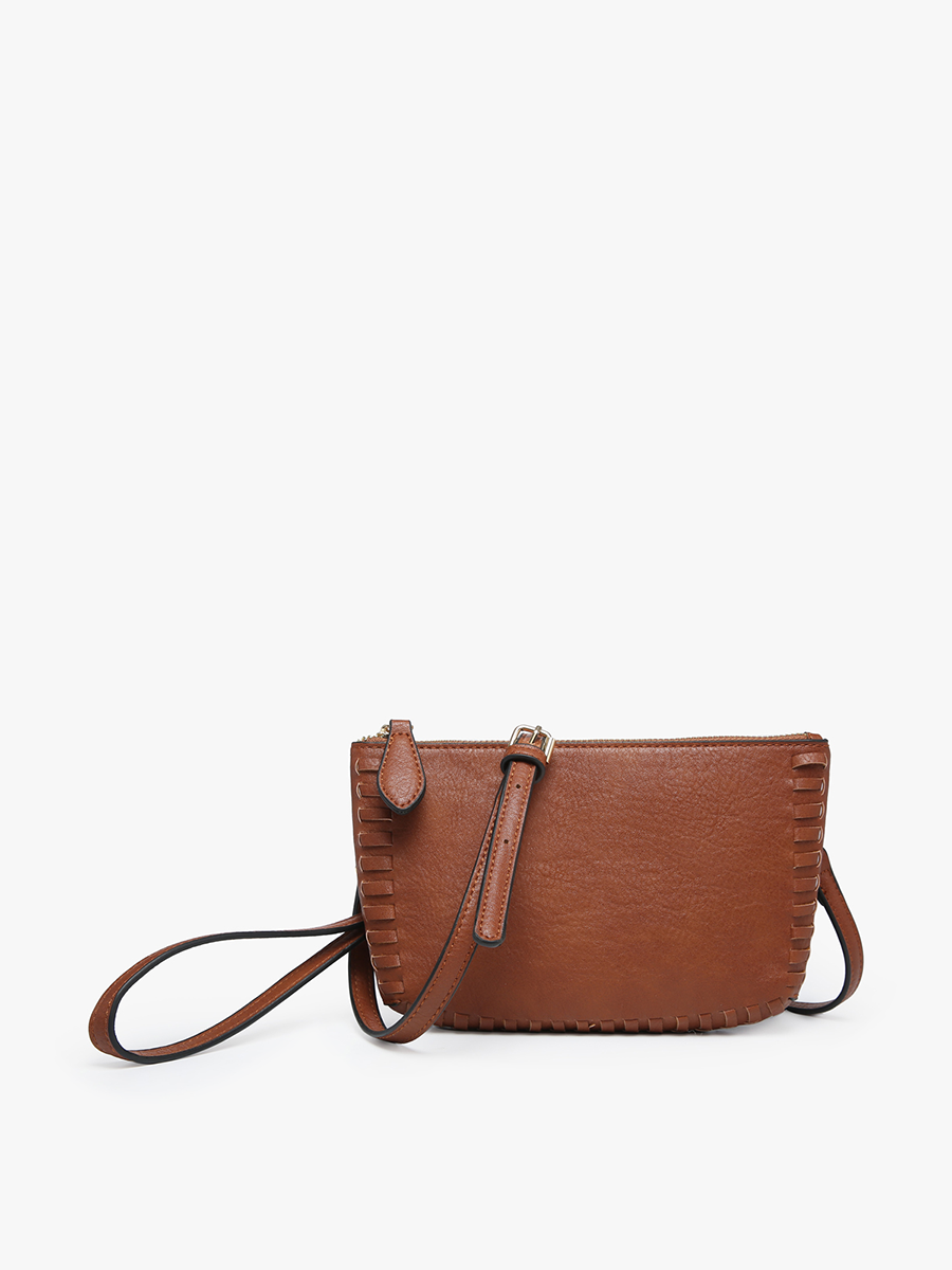 Bonnie Dual Compartment Whipstitch Crossbody