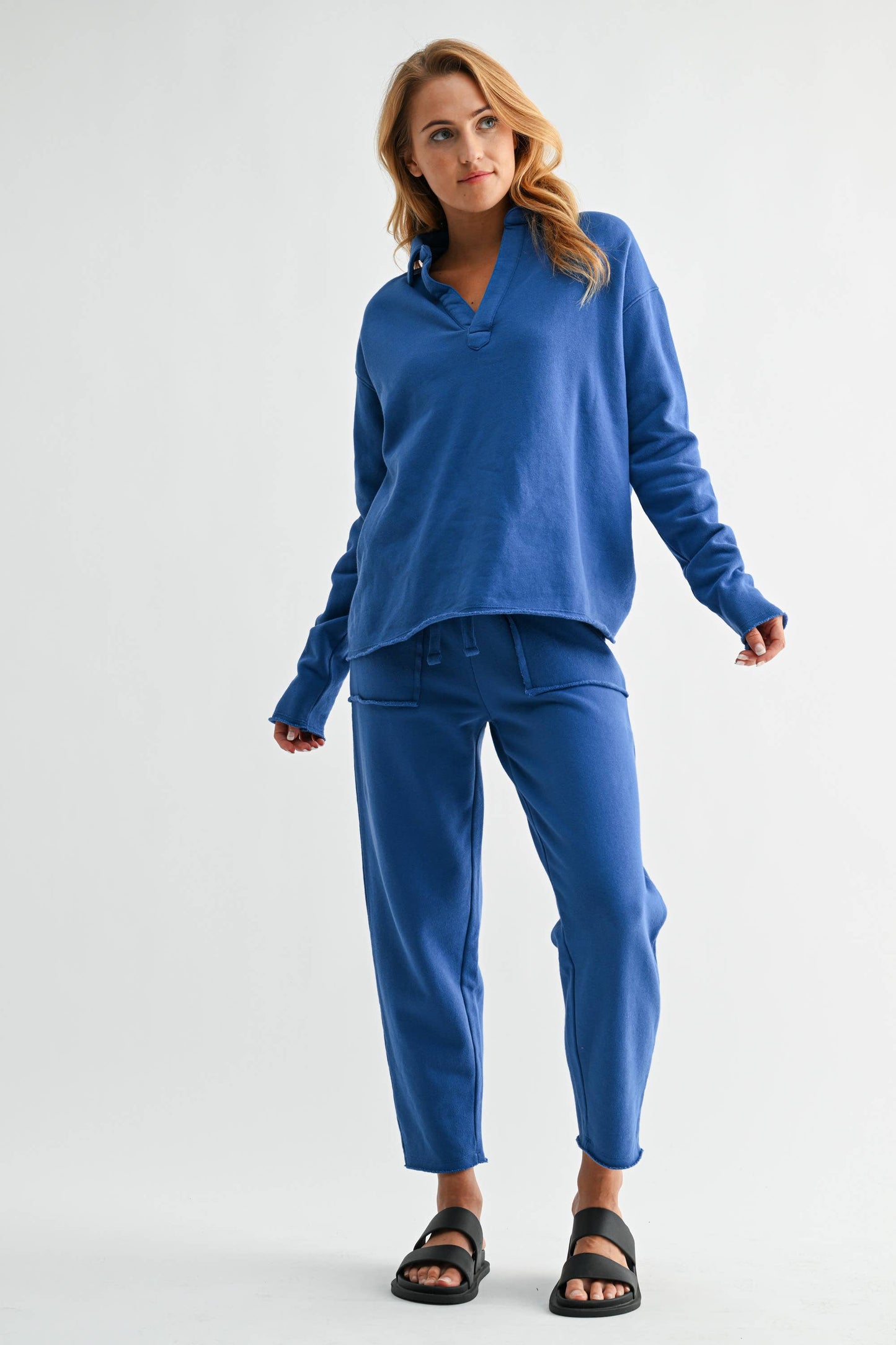 Vintage Henley Long Sleeve Top