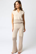 Load image into Gallery viewer, Open Knit Collared Sleeveless Sweater Top
