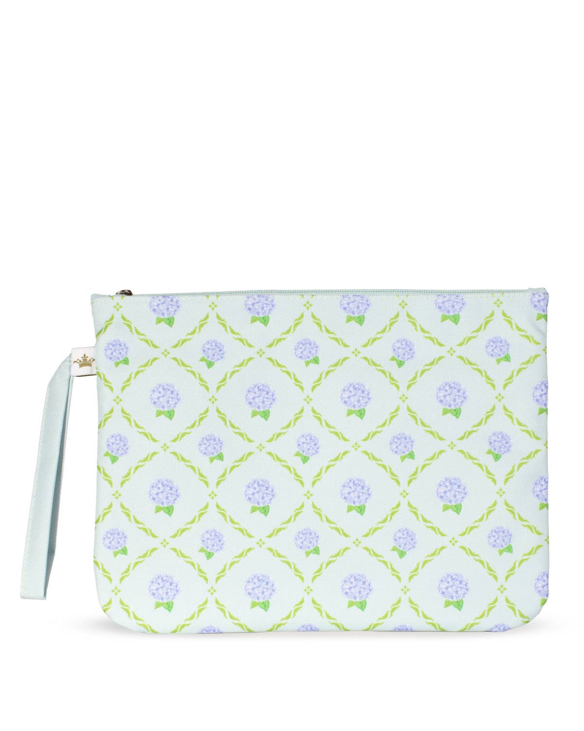 Hydrangea Trellis Wet/Dry Bag- Blue/Green