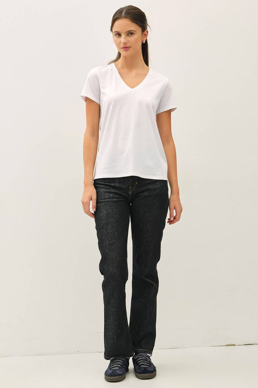 Cotton V-Neck Top
