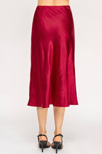 Load image into Gallery viewer, Satin High Waist Midi Skirt
