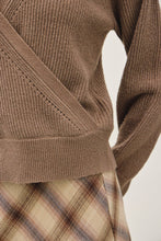 Load image into Gallery viewer, Ribbed Wrap Front Sweater
