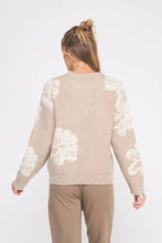 Load image into Gallery viewer, Large Floral Jacquard Sweater
