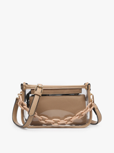 Load image into Gallery viewer, Jessica Clear Crossbody with Chain
