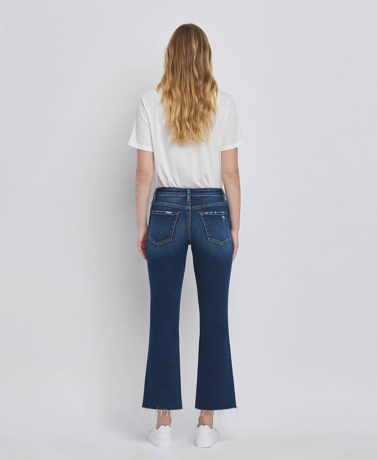 High Rise Ankle Bootcut Jeans