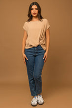 Load image into Gallery viewer, Front Knot Short Sleeve Top
