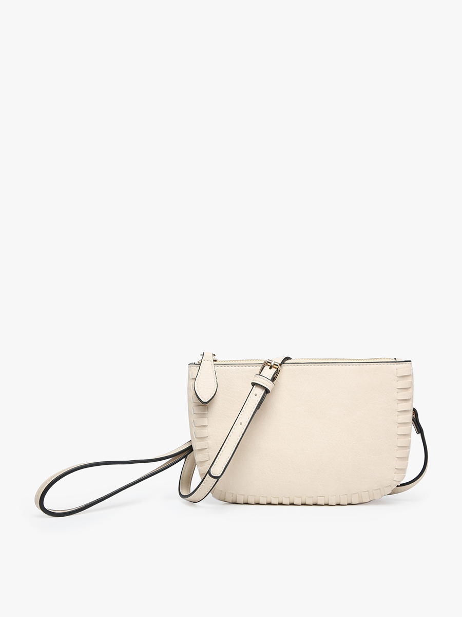 Bonnie Dual Compartment Whipstitch Crossbody