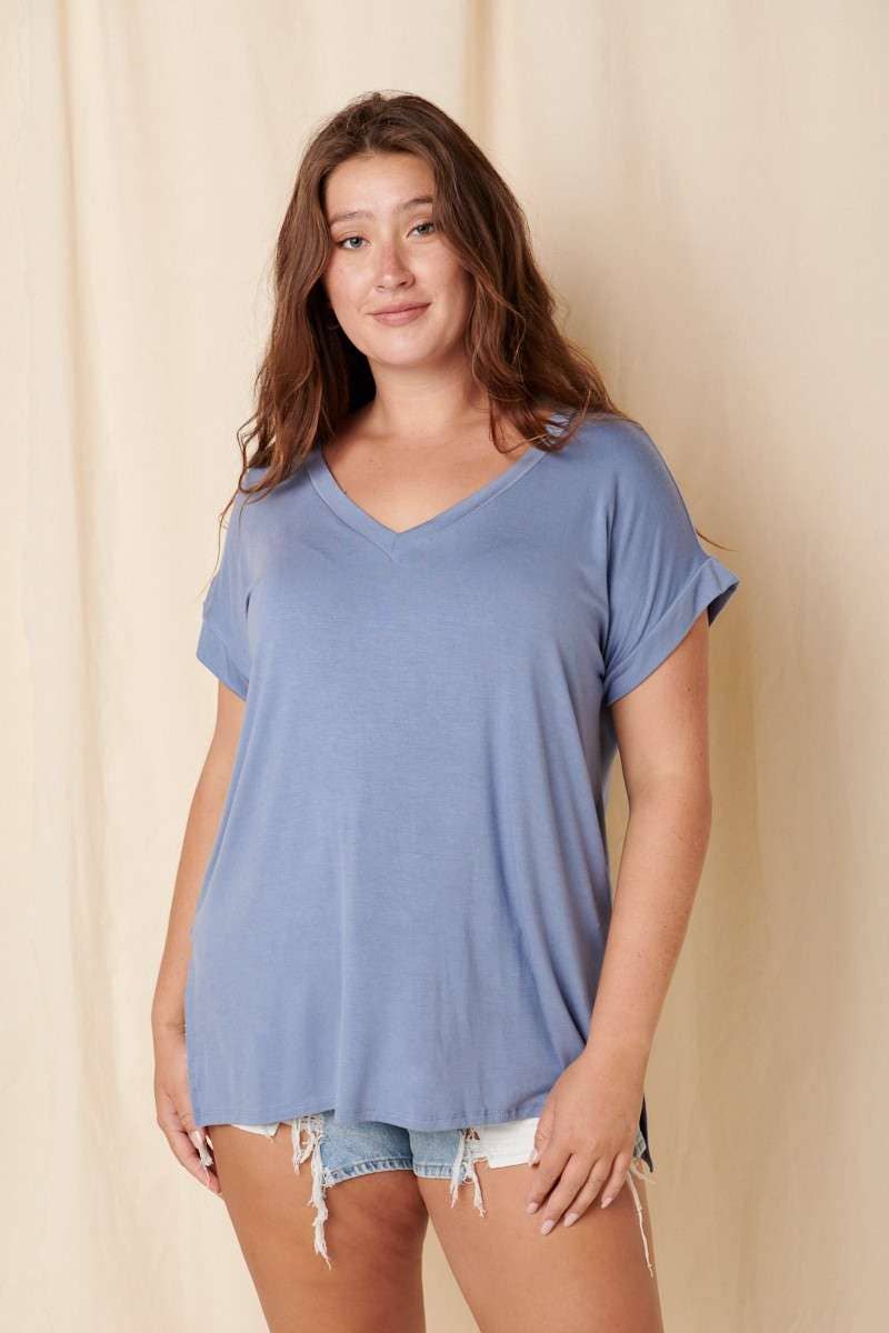 Bamboo V Neck Top
