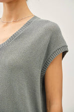 Load image into Gallery viewer, Relaxed V-Neck Sweater Tank
