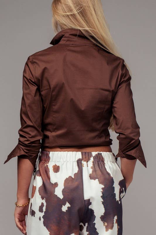 Tailored Button Down Top