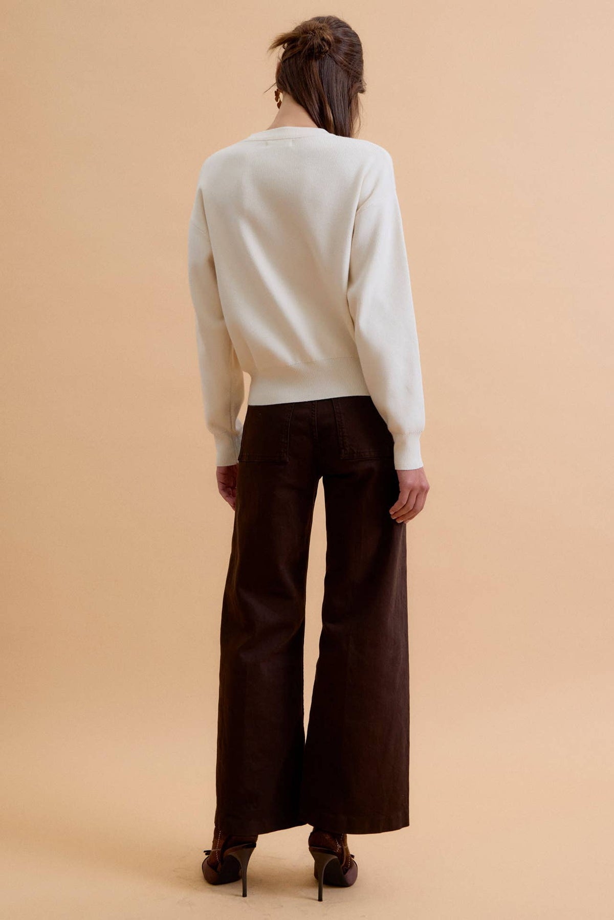 Boyfriend Fit Pullover Sweater