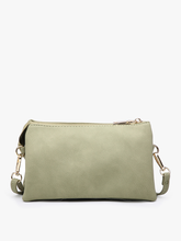 Load image into Gallery viewer, Riley Monogrammable 3 Compartment Crossbody/Wristlet
