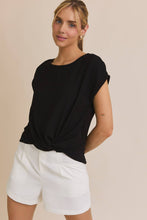 Load image into Gallery viewer, Front Knot Short Sleeve Top
