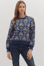 Load image into Gallery viewer, Abstract Floral Sweater
