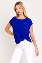Load image into Gallery viewer, Front Knot Short Sleeve Top
