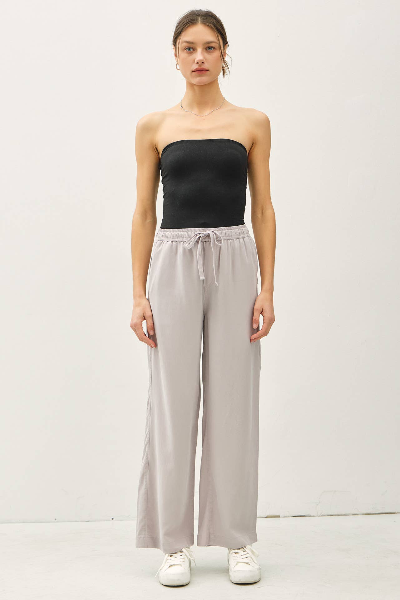 Tencel Wide Leg Pants