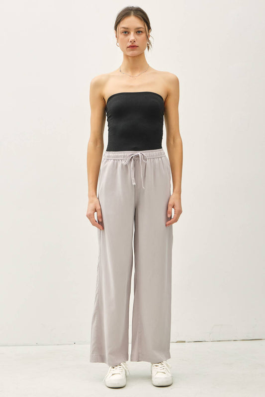 Tencel Wide Leg Pants