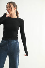 Load image into Gallery viewer, Long Sleeve Micro Ribbed Top
