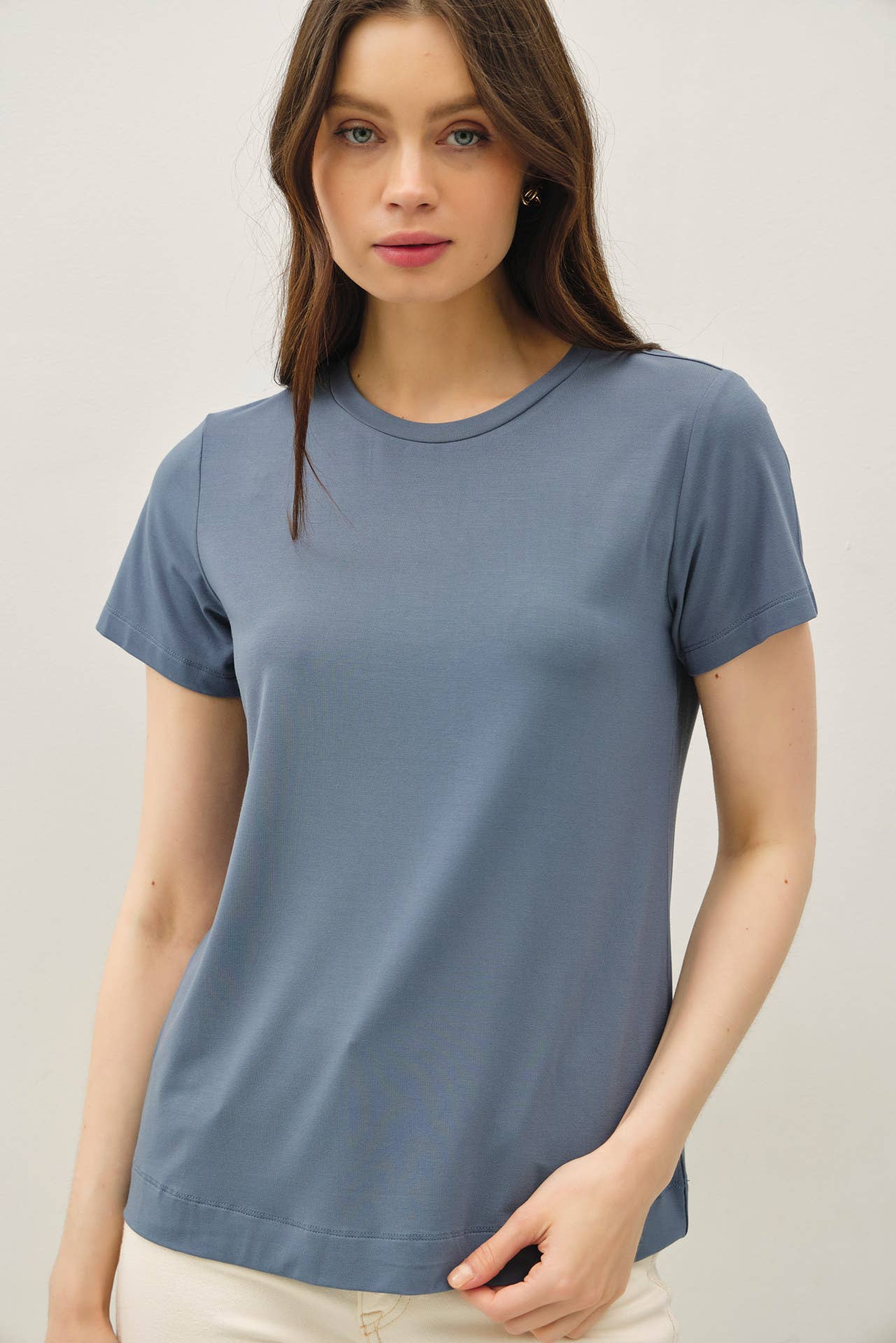 Bamboo Round Neck Tee