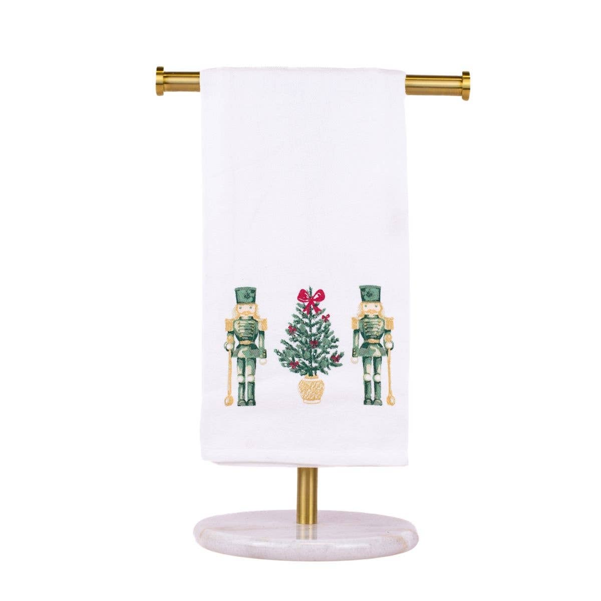 Watercolor Nutcracker Trio Hand Towel